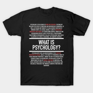Psychology Defined - Psychologist T-Shirt